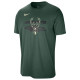 Nike Ανδρική κοντομάνικη μπλούζα Milwaukee Bucks Courtside NBA T-Shirt